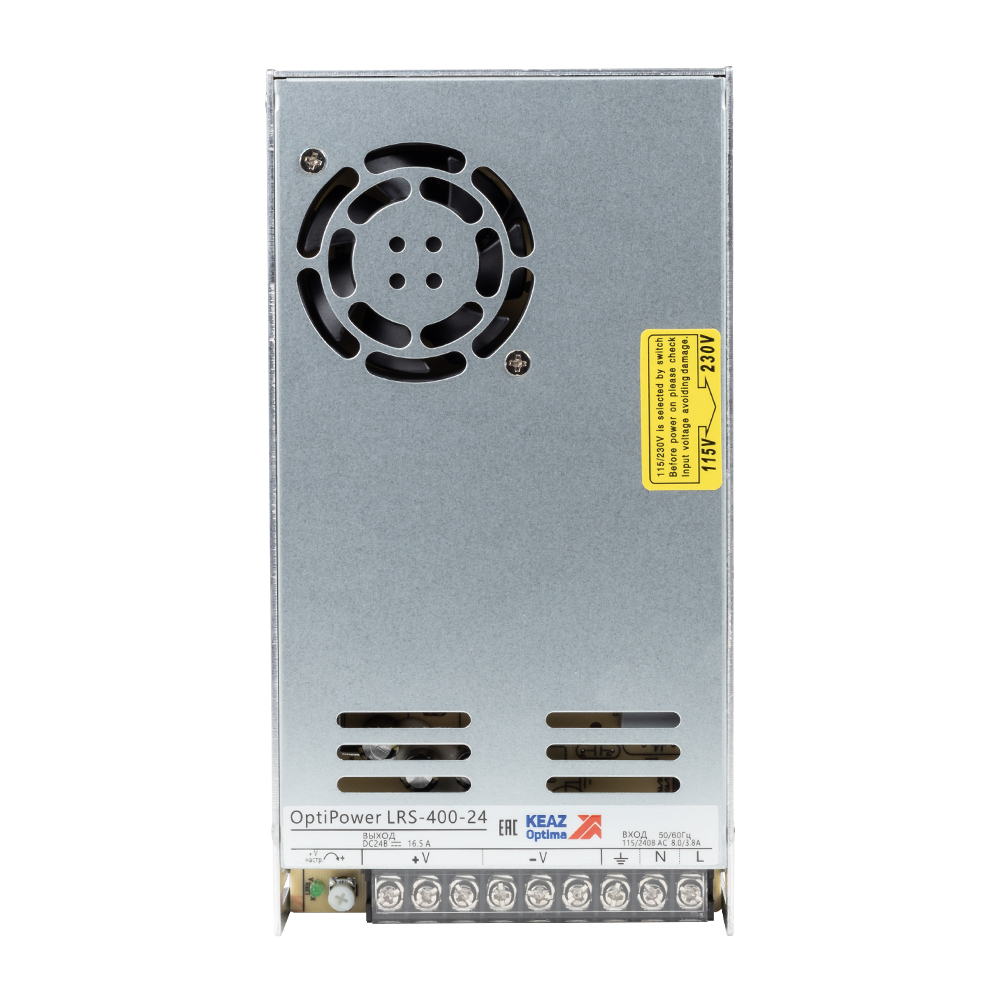 Картинка Блок питания панельный OptiPower LRS 400-24 16.6A КЭАЗ от сайта Keaz-ural
