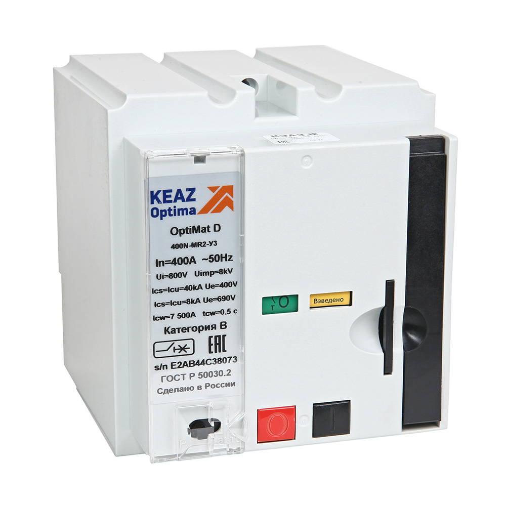 Картинка Привод двигательный OptiMat D400, D630-220DС-У3-РЕГ КЭАЗ от сайта Keaz-ural