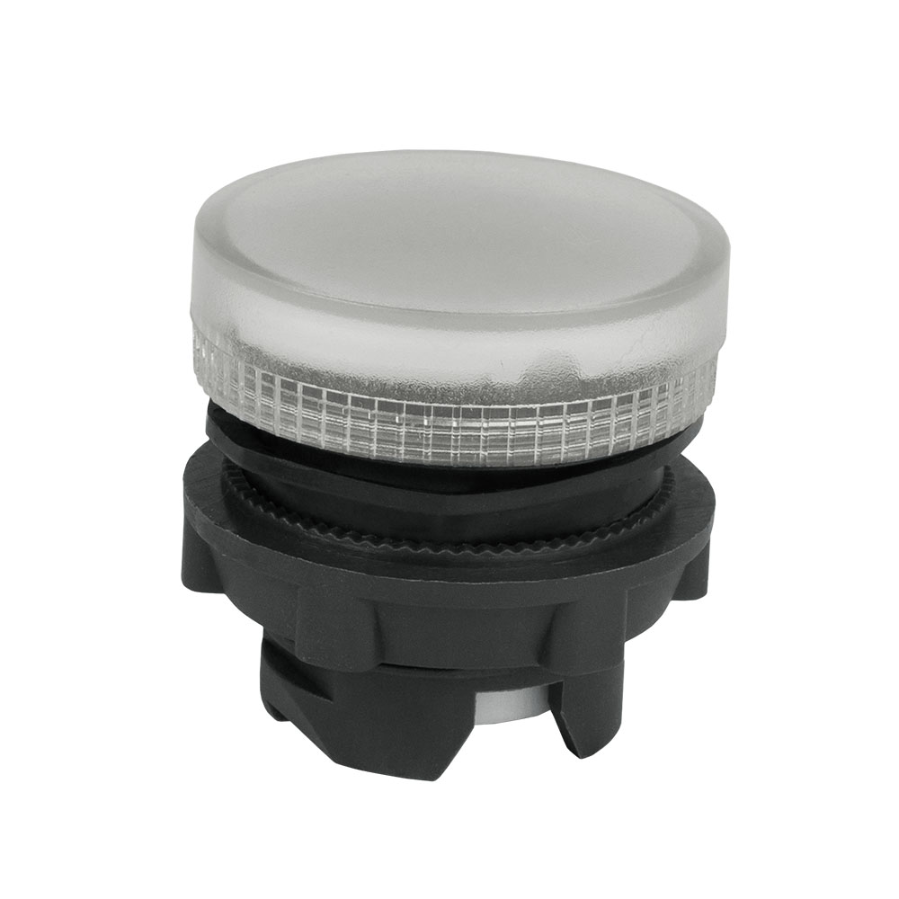 Картинка Головка сигнальной лампы OptiSignal D22 A5-L-1 белая пластик ZB5AV013 КЭАЗ от сайта Keaz-ural