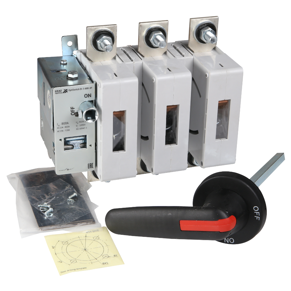 Картинка Выключатель нагрузки OptiSwitch DI-3-800-3P КЭАЗ от сайта Keaz-ural