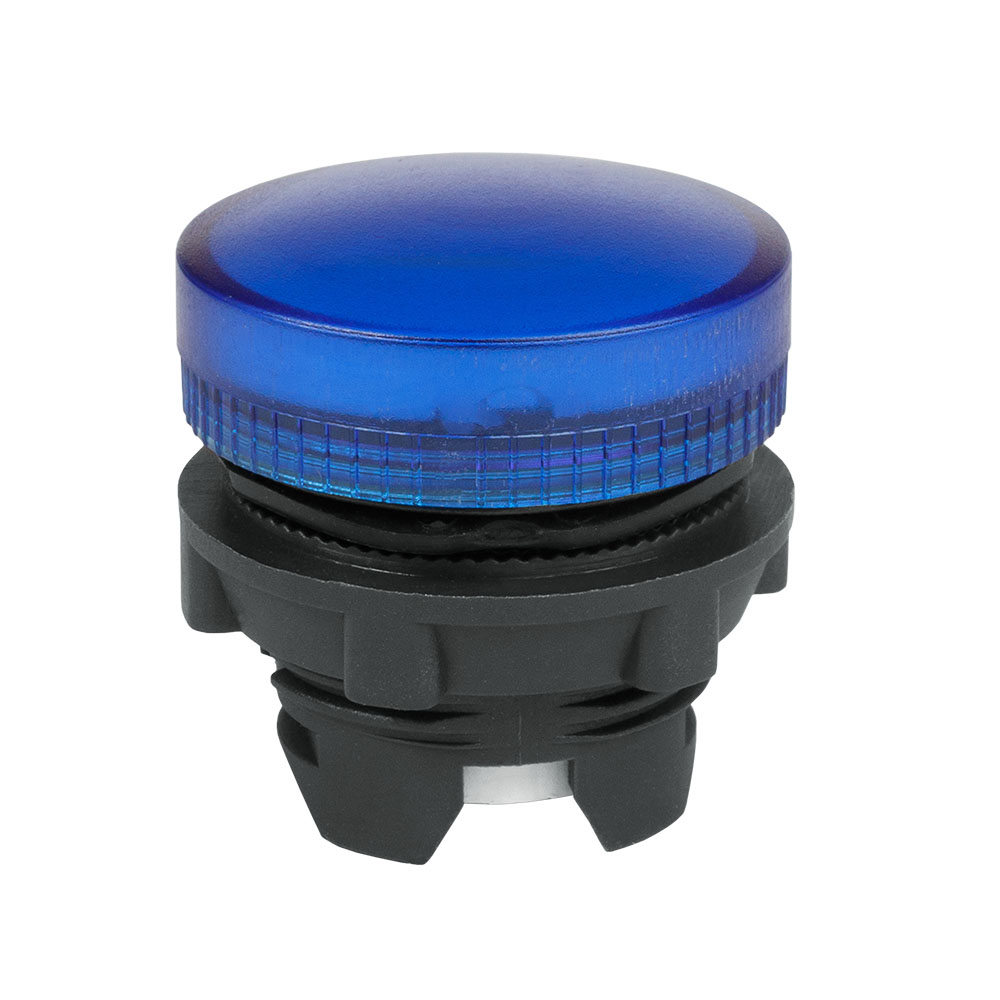 Картинка Головка сигнальной лампы OptiSignal D22 A5-L-6 синяя пластик ZB5AV063 КЭАЗ от сайта Keaz-ural