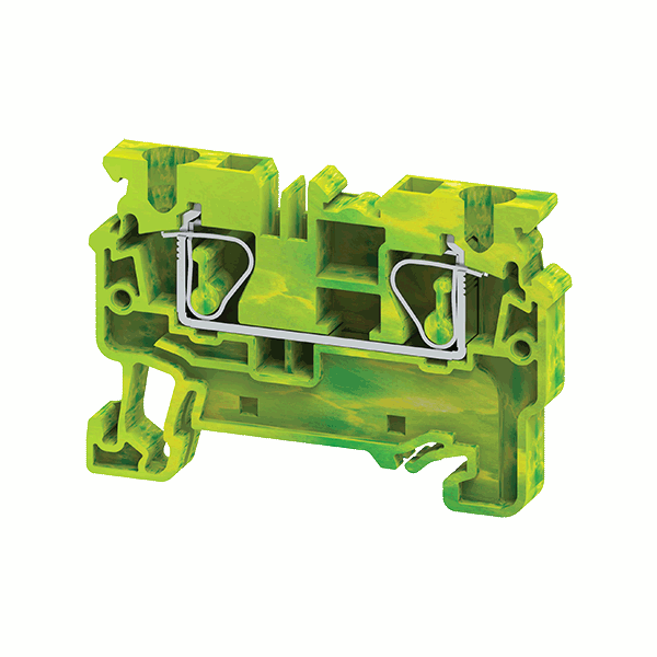 Картинка Клемма заземляющая пружинная OptiClip CXG-4-PE-(0,2-4) КЭАЗ от сайта Keaz-ural