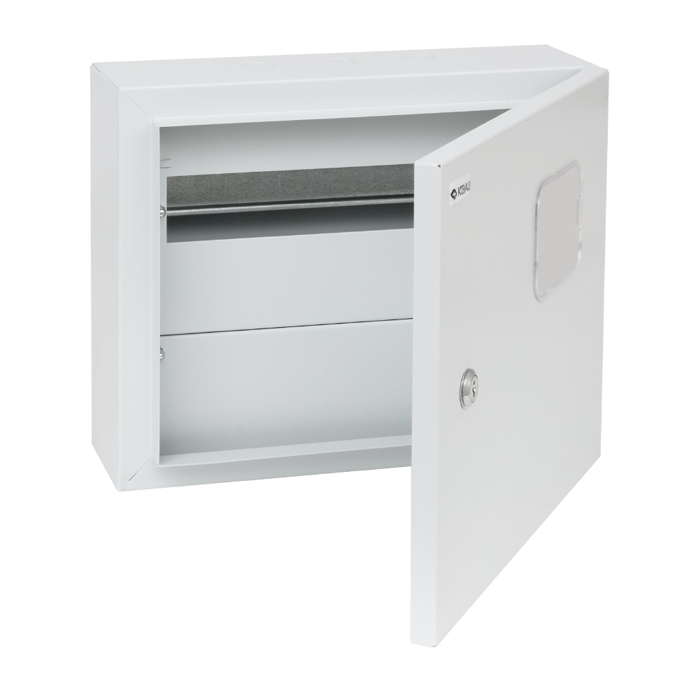 Картинка Корпус металлический ЩУРн-СТД-1-DIN/6-284х350х115-IP41-УХЛ3 (1ф счетчик на DIN-рейку, свободно 6 модулей, СТАНДАРТ)-КЭАЗ КЭАЗ от сайта Keaz-ural