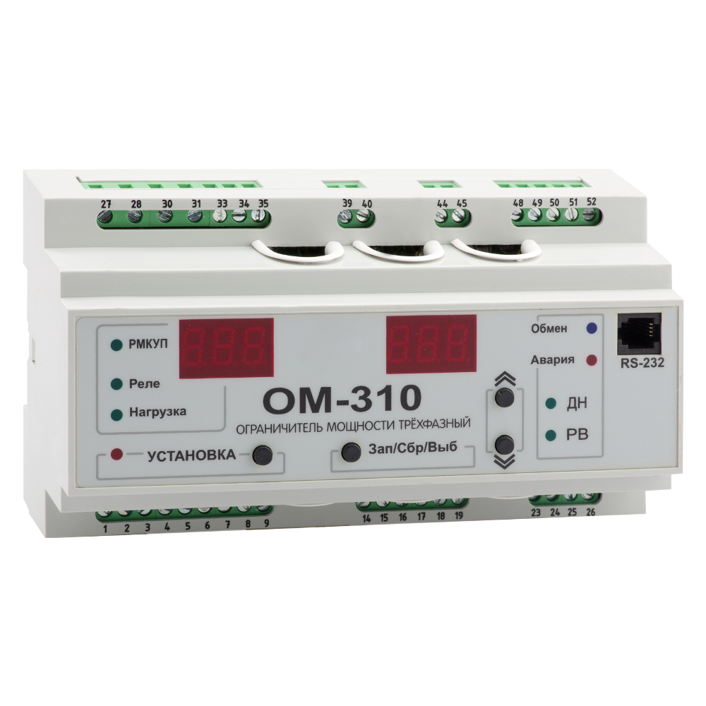 Картинка Реле мощности OptiDin ОМ-310-УХЛ3.1 КЭАЗ от сайта Keaz-ural