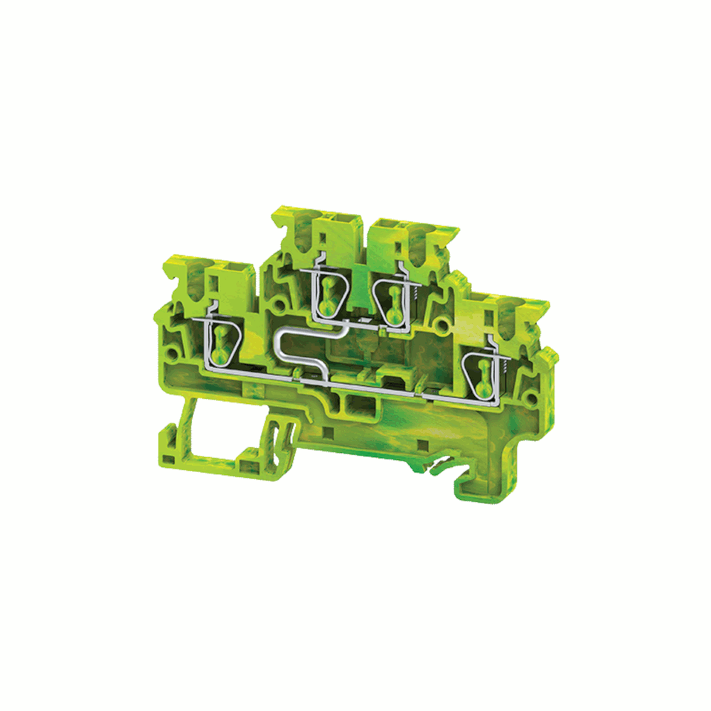 Картинка Клемма заземляющая пружинная OptiClip CXDLG-2,5-2L-PE-I-S-(0,2-2,5)-PEN КЭАЗ от сайта Keaz-ural