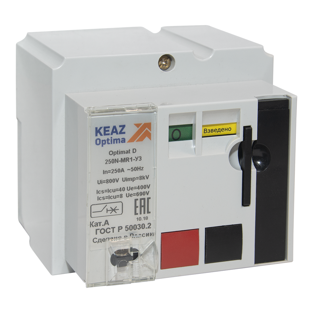 Картинка Привод двигательный OptiMat D100, D160, D250-230AC-ОМ4-РЕГ КЭАЗ от сайта Keaz-ural
