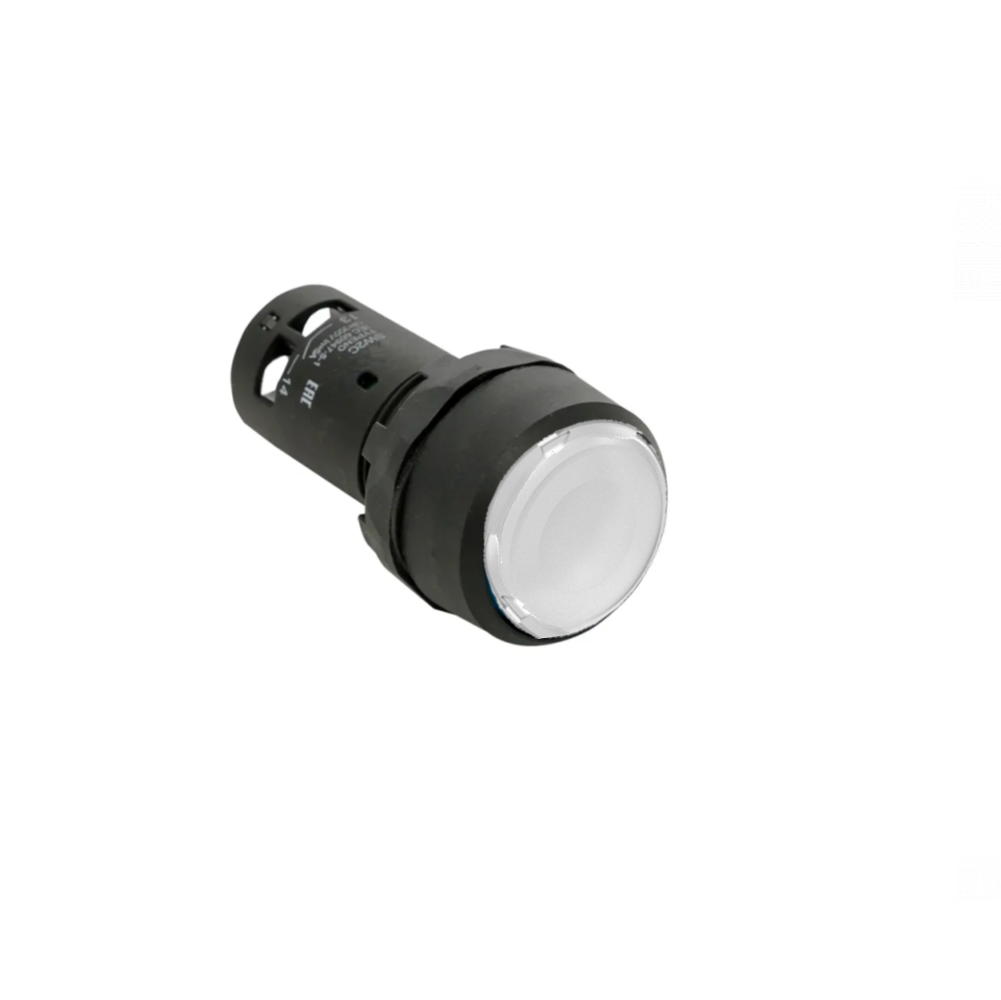 Картинка Кнопка с фиксацией с подсветкой OptiSignal Compact D22 C7-PHL-M110 белая 1НО 230 В AC XB7NJ01M1 КЭАЗ от сайта Keaz-ural